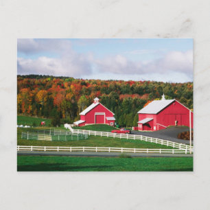A farm in Vermont near Peacham. RELEASE Postcard