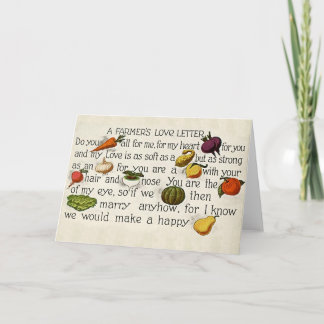 A Farmer's Love Letter Vintage 1914 Holiday Card