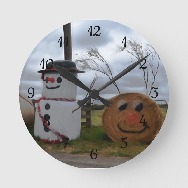 A Farmhouse Christmas Clock (Front)