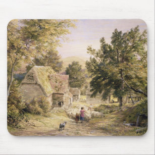 A Farmyard near Princes Risborough, 1845/6 (w/c on Mouse Mat