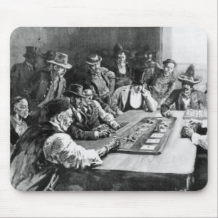 A Faro Game at El Paso Mouse Mat