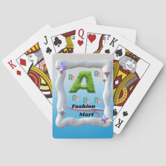 "A fashion mart" design Playing Cards