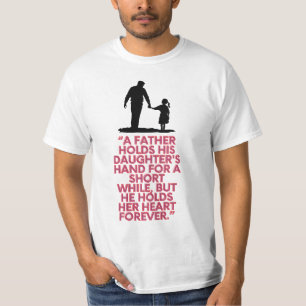 A father holds his daughter's hand  T-Shirt