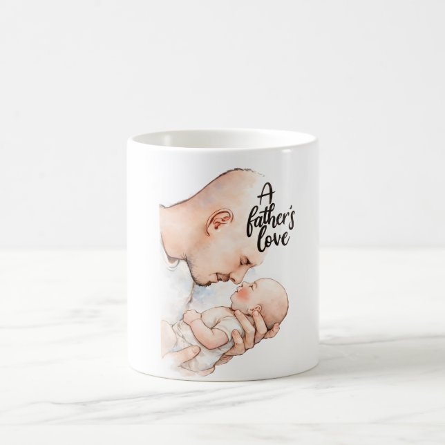 A Father's Tender Moment Coffee Mug (Center)
