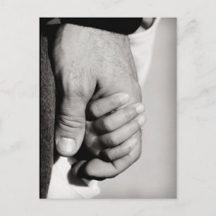 A Father's Trusting Protective Love Postcard