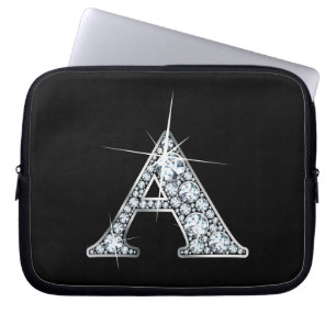 A Faux Diamond Laptop Sleeve