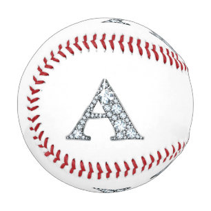 A Faux-"Diamond" Monogram Baseball