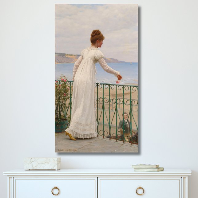 A Favour - Edmund Blair Leighton Canvas Print (Creator Uploaded)