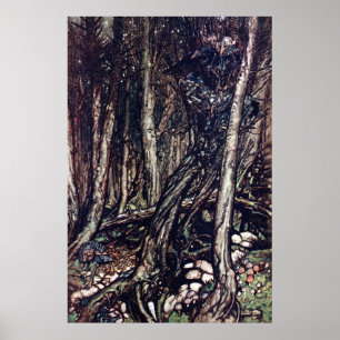 A Fearsome Forest 1848 Poster