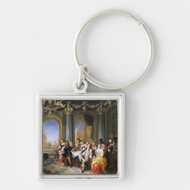 A Feast in an Interior Key Ring (Front)