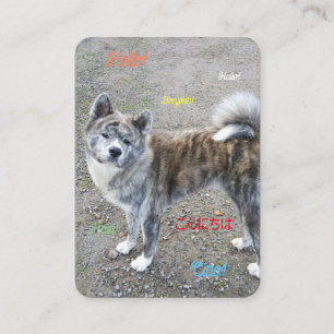 A feel-good postcard place card