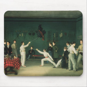 A Fencing Scene, 1827 Mouse Mat