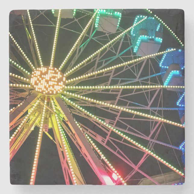A Ferris Wheel  Stone Coaster (Front)