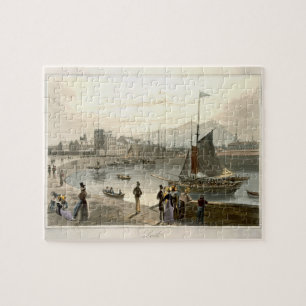 A ferry arriving at Leith, from 'A Voyage Around G Jigsaw Puzzle