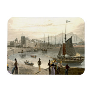 A ferry arriving at Leith, from 'A Voyage Around G Magnet