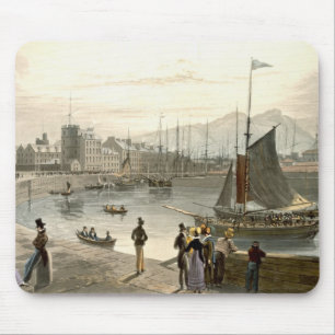 A ferry arriving at Leith, from 'A Voyage Around G Mouse Mat