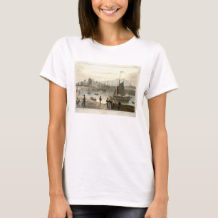 A ferry arriving at Leith, from 'A Voyage Around G T-Shirt