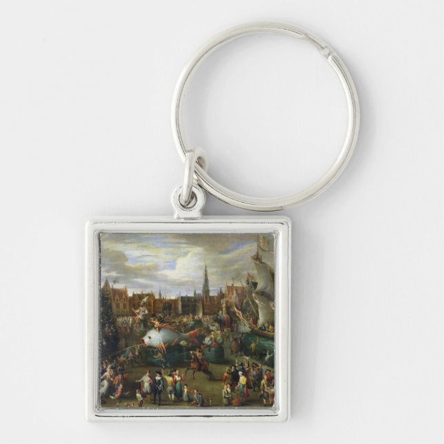 A Festival at Antwerp Key Ring (Front)