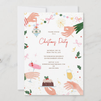 A Festive Shindig Christmas Holiday Party Invite