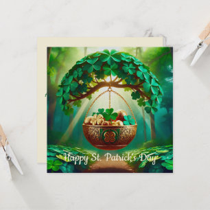 A festive St. Patrick’s Day design Card