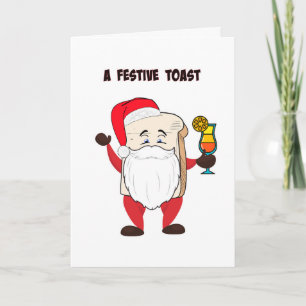 A Festive Toast Holiday Card