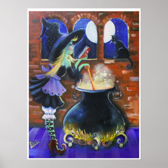 A Festive Witch's Brew Poster (Front)