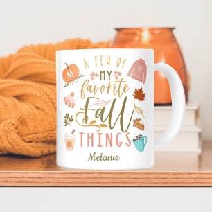 A Few of My Favourite Fall Things   Fall Seasonal Coffee Mug