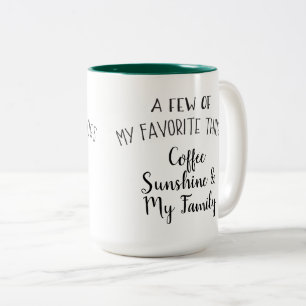 "A few of my favourite things.." Personalised Mug