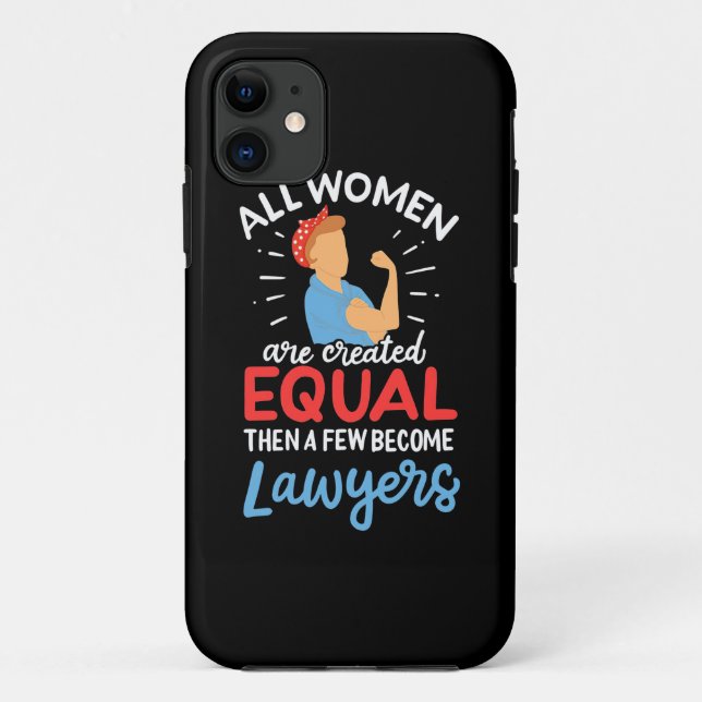 A Few Women Become Lawyers Case-Mate iPhone Case (Back)