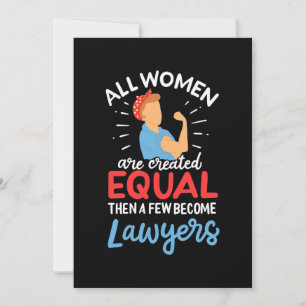 A Few Women Become Lawyers Invitation