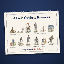 A Field Guide to Runners 2027 Funny Running Calendar