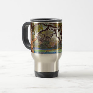 A Field of Bluebonnets at Alamo Heights, Travel Mug