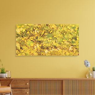 A Field of Yellow Flowers by Vincent van Gogh Canvas Print