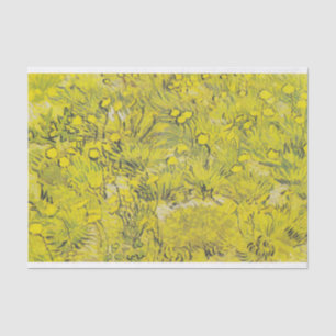 A Field of Yellow Flowers by Vincent Van Gogh Tissue Paper