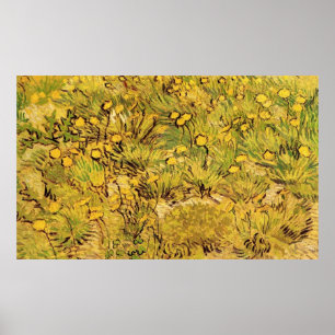 A Field of Yellower Flowers, Vincent Van Gogh Poster