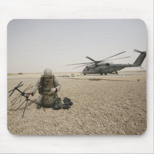 A field radio operator mouse mat