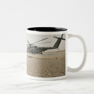 A field radio operator Two-Tone coffee mug