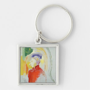 A Figure (w/c on paper) Key Ring