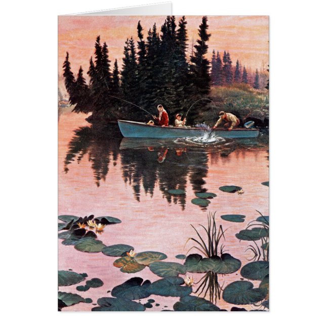 A Fine Catch by John Clymer (Front)