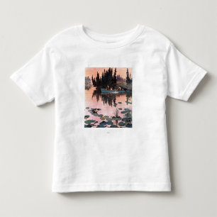 A Fine Catch by John Clymer Toddler T-Shirt