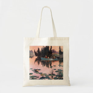 A Fine Catch by John Clymer Tote Bag