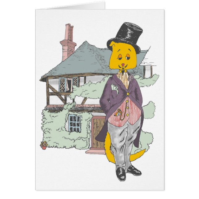 A Fine Feline Card (Front)