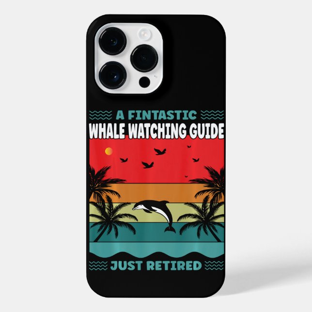 A Fintastic Whale Watching Guide Just Retired iPhone Case (Back)