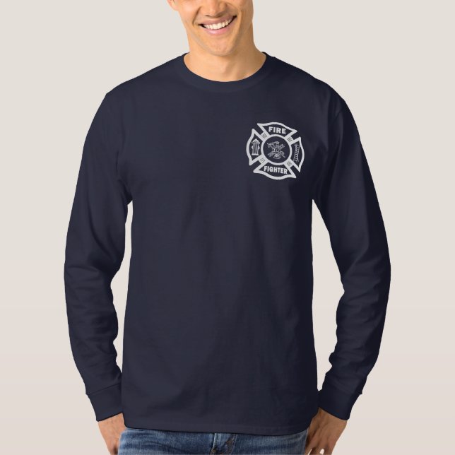 A Fire Fighter Maltese T-Shirt (Front)