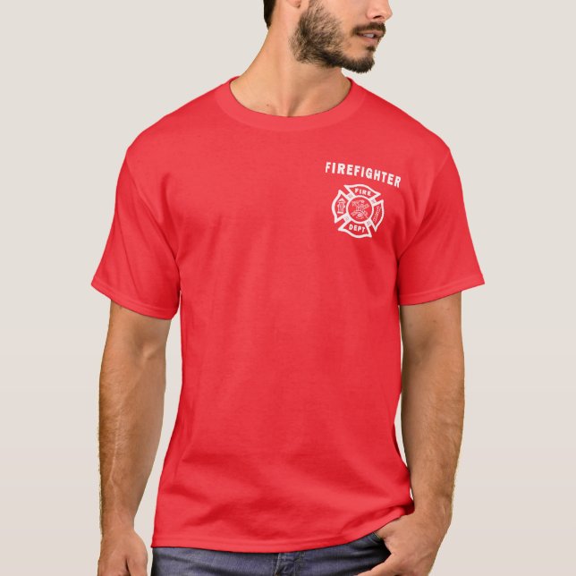 A Firefighter Logo T-Shirt (Front)