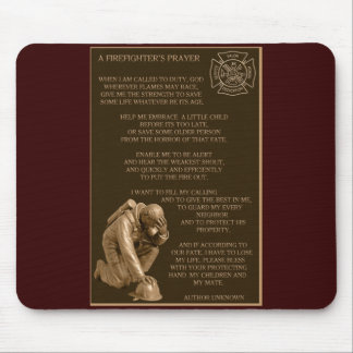 A Firefighter's Prayer Mouse Mat