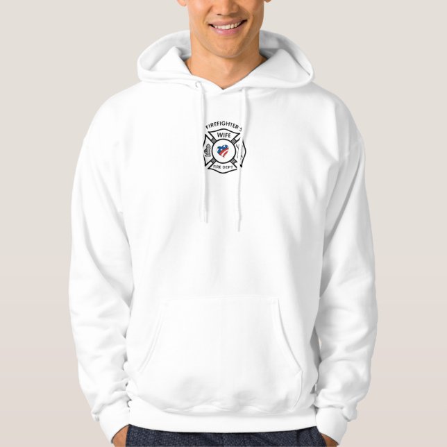 A Fireman Wives USA Hoodie (Front)