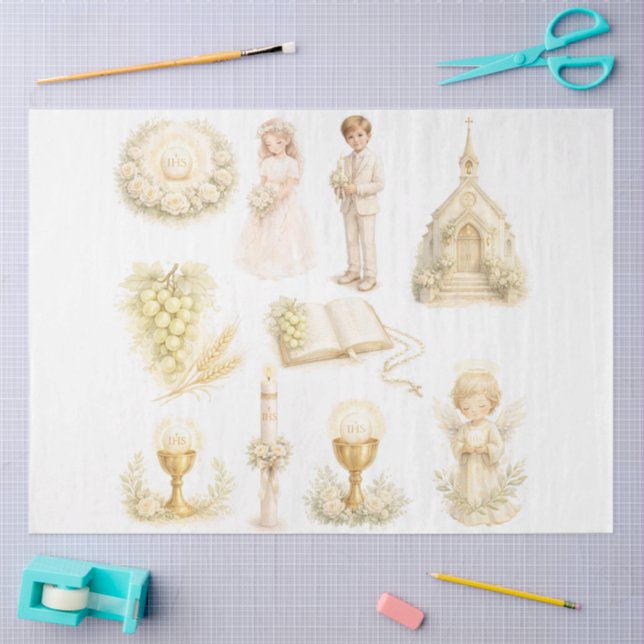 A First Holy Communion Design #7 Tissue Paper (Craft)