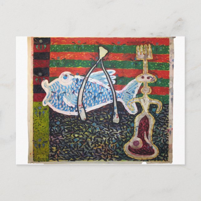 A Fish A Wish and Miro Postcard (Front)
