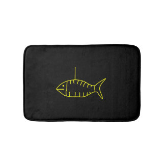 A fish. bath mat